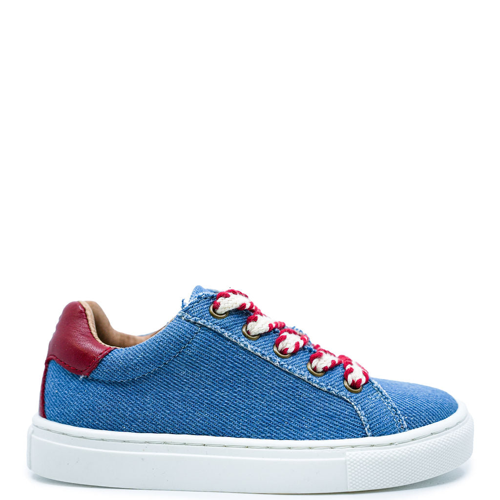 Porte Denim Zipper Sneakers for Women - Stylish Casual Shoes with Comfortable Fit - Perfect for Everyday Wear, Street Fashion & Travel