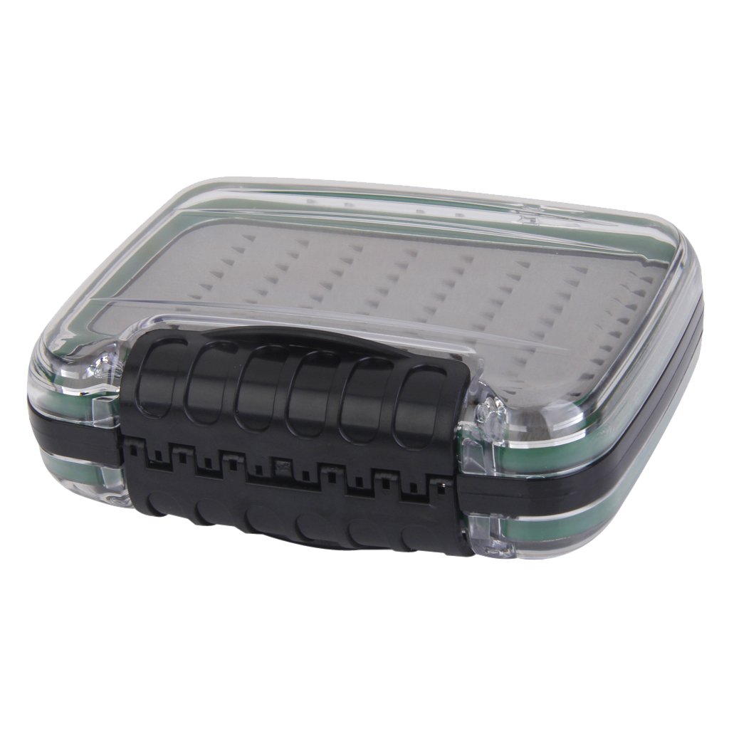 Waterproof Fly Fishing Box - Dual-Sided Clear Lure Storage Case for Trout, Bass, and Saltwater Fishing - Perfect for Fly Fishing, Stream Fishing, and Outdoor Adventures