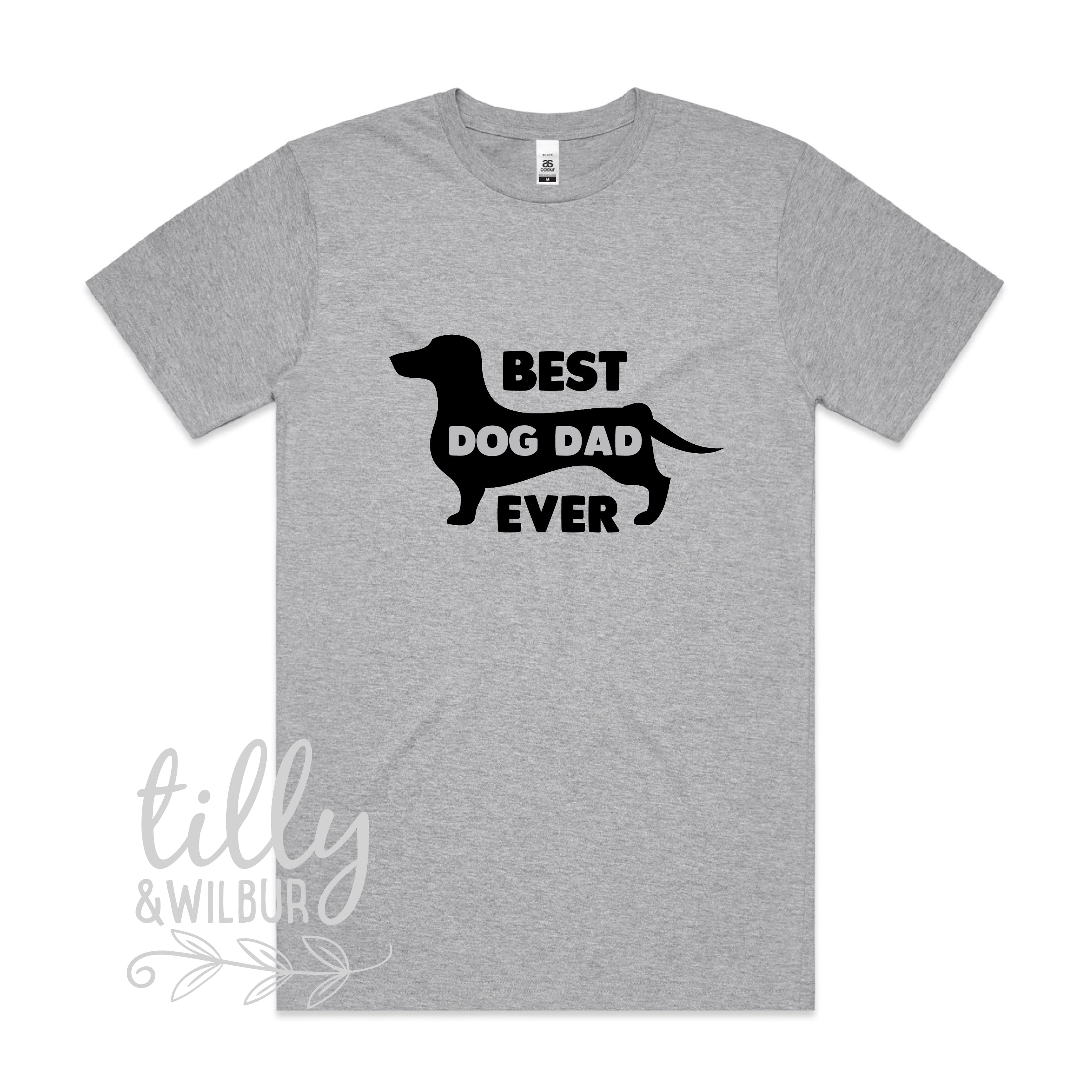 Best Dog Dad Ever Dachshund T-Shirt - Funny Dog Lover Gift for Men - Perfect for Father's Day, Birthday & Casual Wear