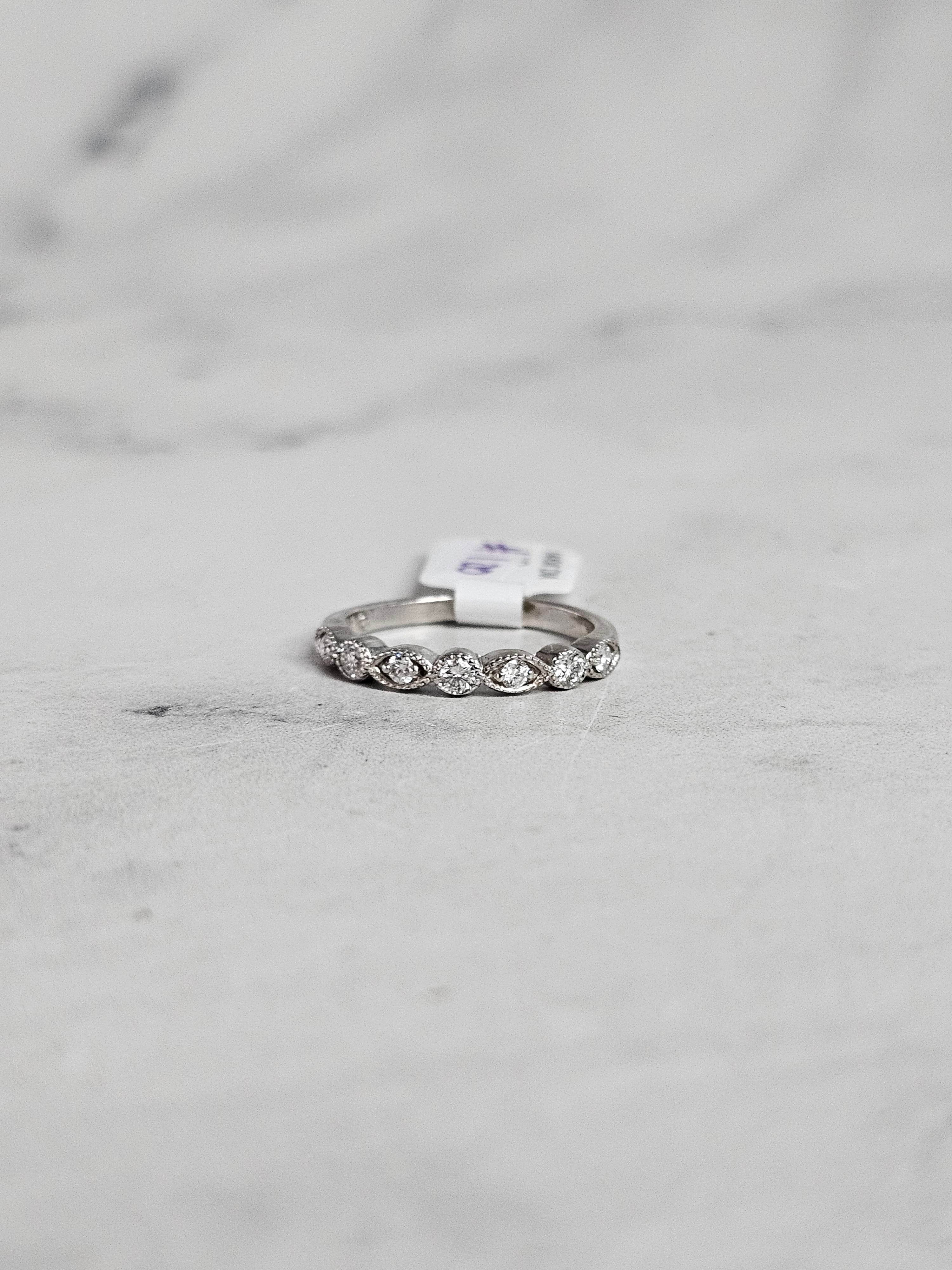 14K White, Rose & Yellow Gold Stackable Diamond Ring - 0.18cttw Total Weight | Perfect for Layering, Anniversary Gifts & Everyday Elegance