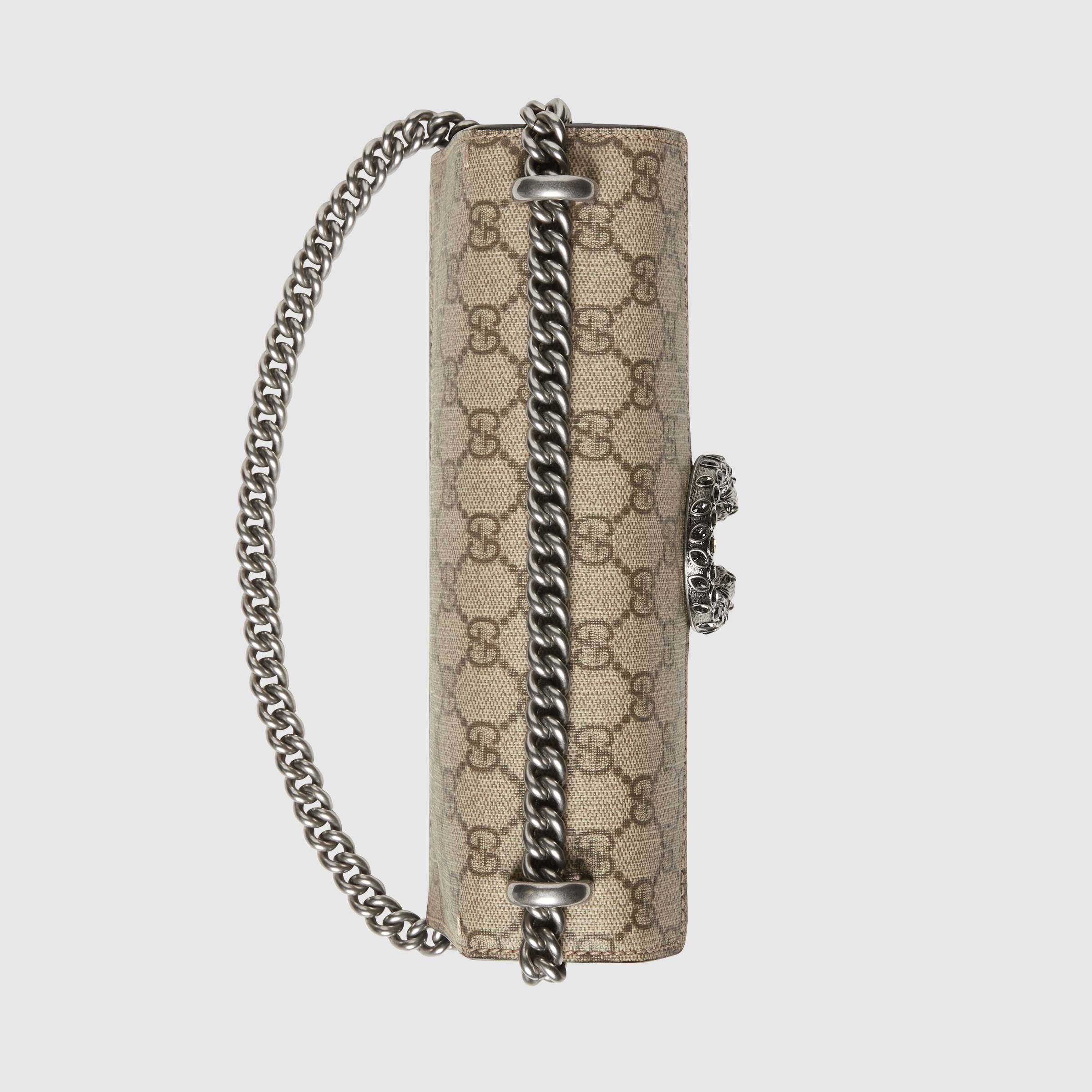 Gucci Dionysus Small GG Shoulder Bag in Beige & Black | Luxury Crossbody Purse for Women | Perfect for Date Night, Office & Evening Events