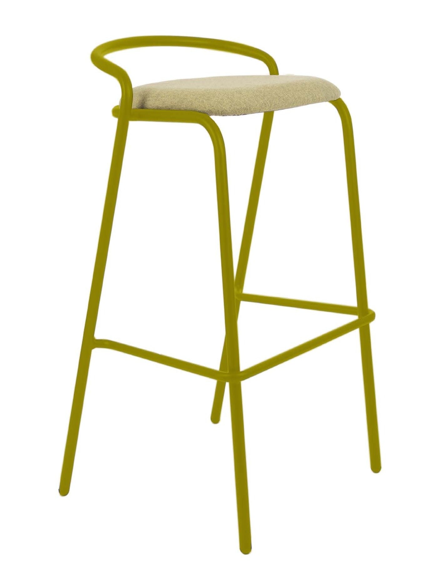 Giotto Stackable Stool by Green - Modern Space-Saving Chair for Kitchen, Dining Room & Outdoor Use