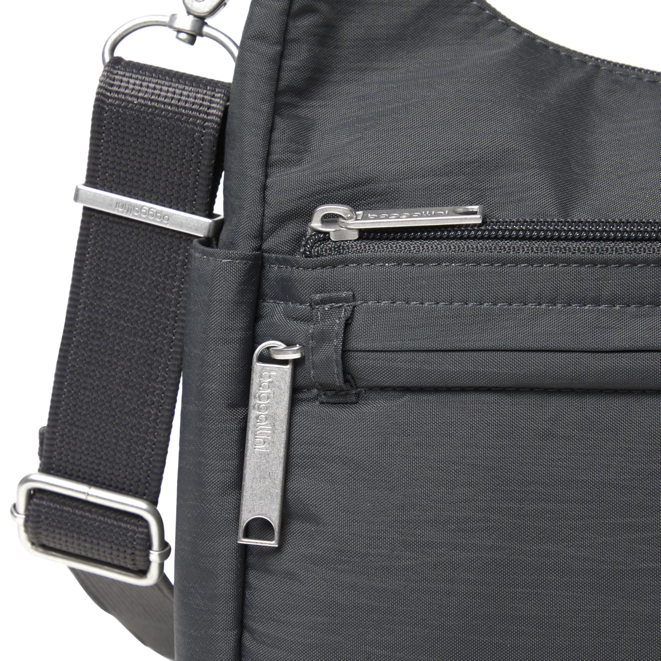Baggallini Securtex Anti-Theft Crossbody Bag for Women - RFID Blocking, Lightweight Travel Purse for Shopping, Commuting & Daily Use