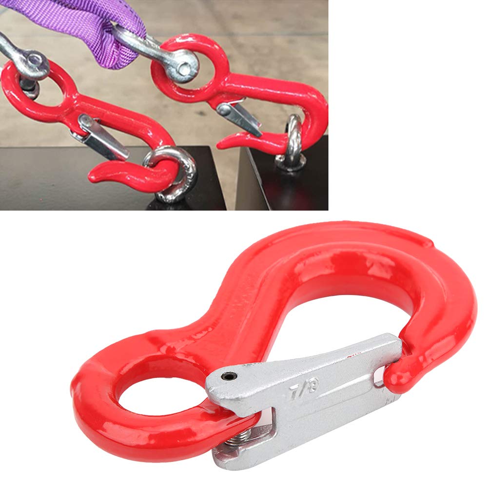 2 Ton Round Lifting Hook with Fixed Eyelet - Alloy Steel C Hook for Shipbuilding, Marine & Industrial Lifting - Heavy Duty Crane, Rigging & Construction Equipment