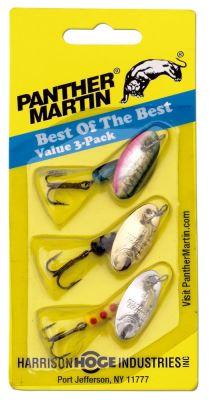 Panther Martin Best of the Best 3 Pack Inline Spinners - Premium Fishing Lures for Trout, Bass & Salmon - Perfect for Freshwater & Saltwater Angling