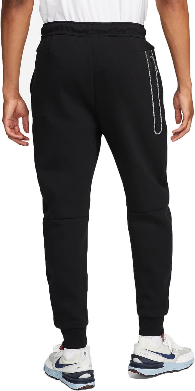 Nike Men's Tech Fleece Joggers Pants - Black Athletic Sweatpants for Running, Gym Workouts & Casual Wear