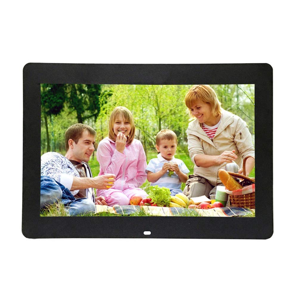 14 Inch Digital Picture Frame - HD 16:9 LED Display with SD Card Slot, Plays Photos & Videos - Perfect for Home Decor, Office Display, and Digital Photo Albums (Black)