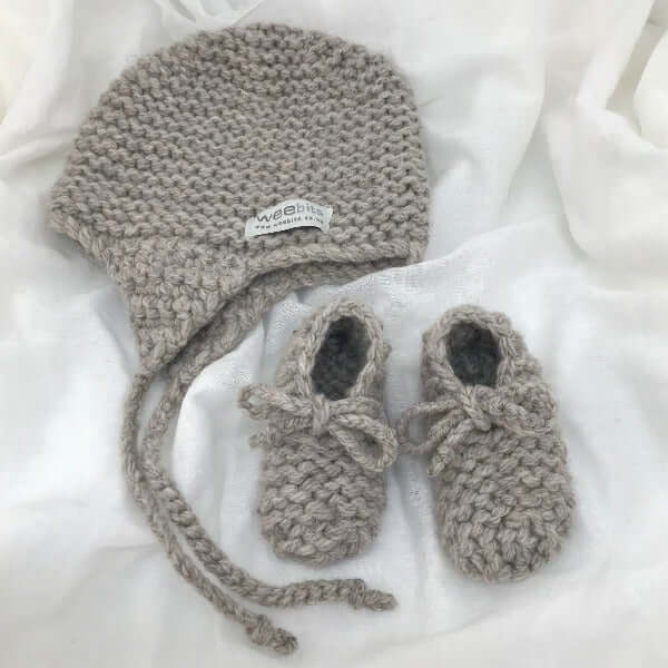 Adorable Baby Hat and Booties Set - Soft Knit Newborn Winter Accessories for Boys & Girls | Perfect for Photography, Gifts, and Outdoor Adventures