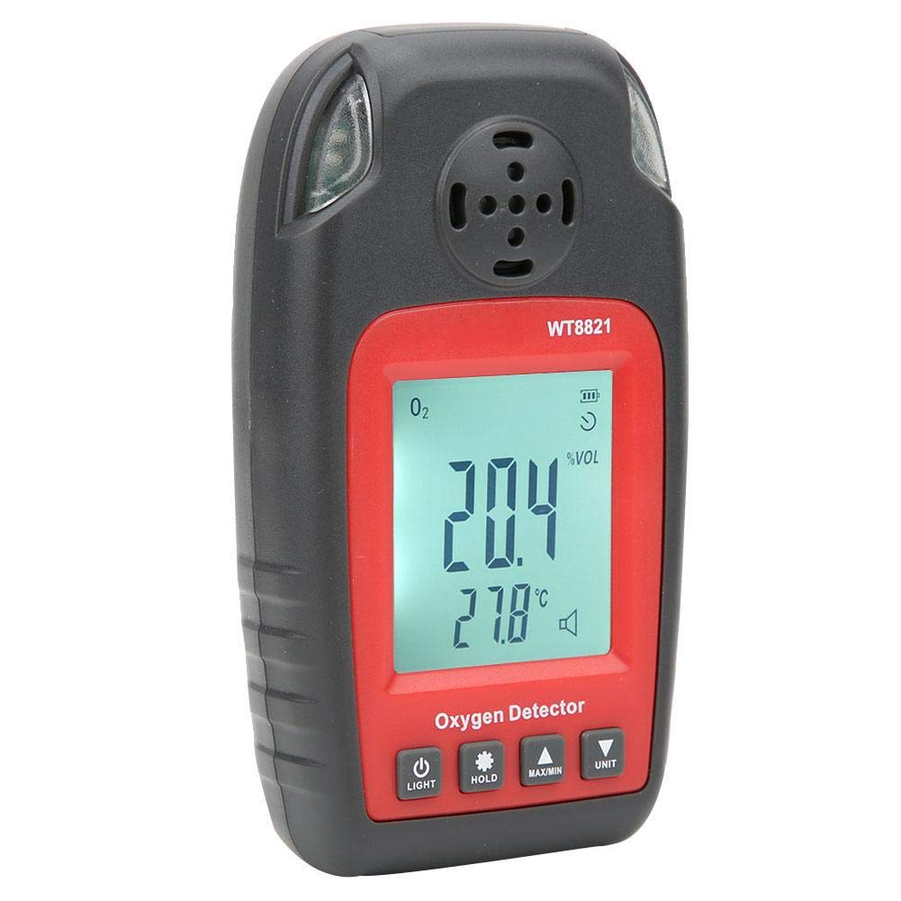 High Precision Portable Digital Oxygen Detector WT8821 - Handheld Oxygen Alarm Tester for Home, Workplace & Industrial Safety | Monitor Air Quality in Bedrooms, Offices, Labs & Confined Spaces
