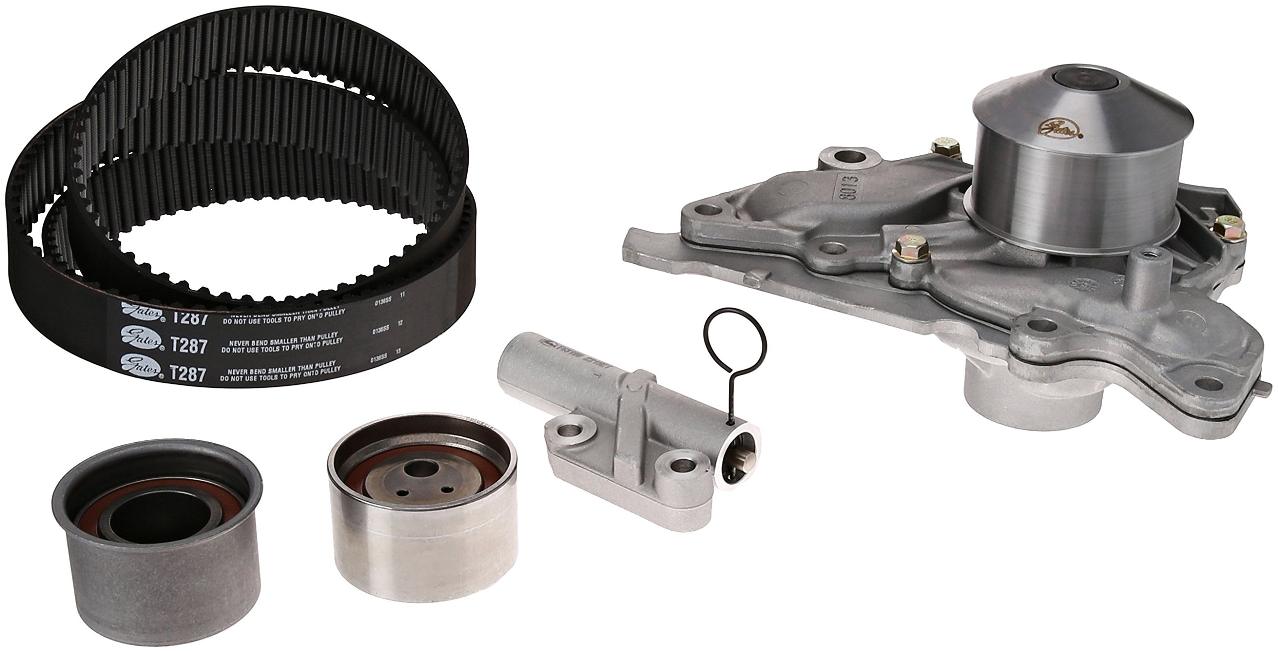Gates TCKWP287A Engine Timing Belt Kit with Water Pump - Compatible with [List Vehicle Models] | High-Performance Replacement for Smooth Engine Operation | Perfect for DIY Mechanics & Professional Auto Repair Shops