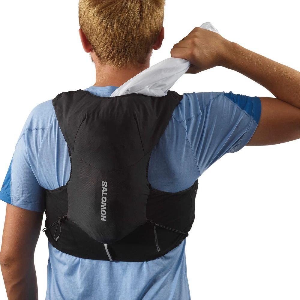 Salomon Unisex Adv Skin 5 Hydration Vest - Lightweight Running Pack for Trail Runners & Hikers - Perfect for Long Distance Running, Marathon Training & Outdoor Adventures