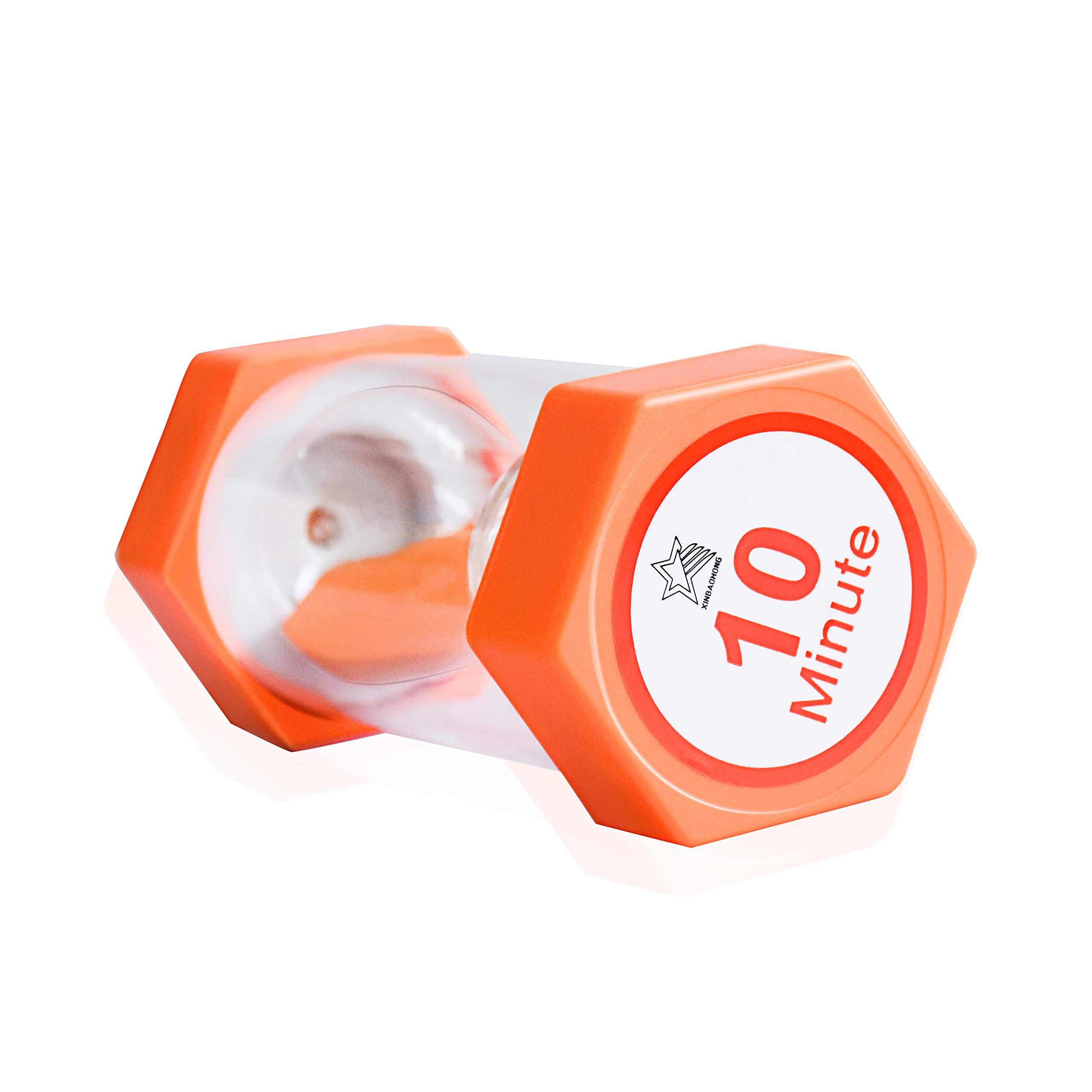 XINBAOHONG 3 & 10 Minute Sand Timer Hourglass - Yellow & Orange Dual Pack (6.3