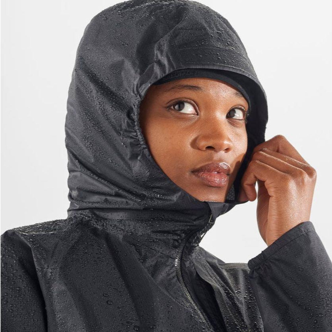 Salomon Women's Bonatti Waterproof Jacket - Lightweight Hiking Raincoat with Breathable Fabric - Perfect for Outdoor Adventures, Camping & Travel (LC2128900)