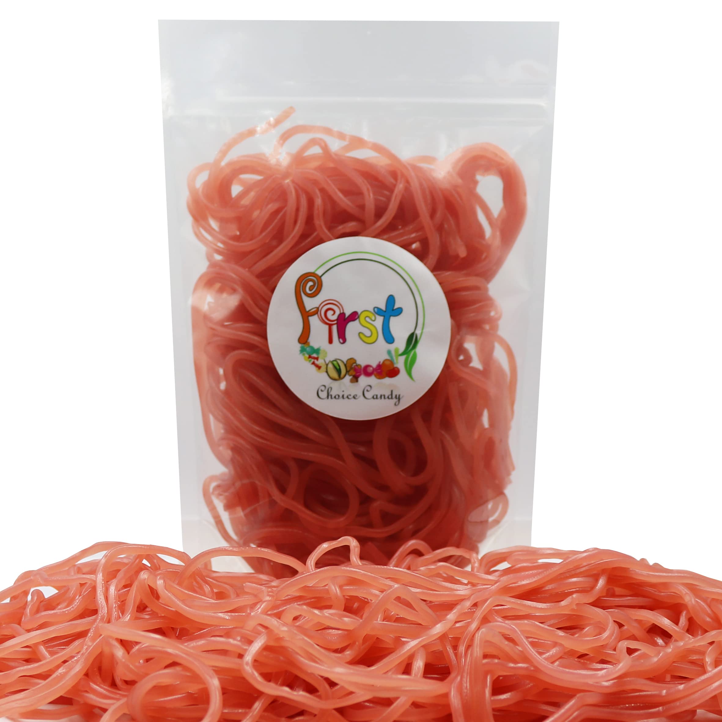 FirstChoiceCandy Juicy Licorice Laces - 2 Pound Bulk Bag of Soft Cotton Candy Flavored Licorice Ropes - Perfect for Birthday Parties, Movie Nights & Candy Buffets