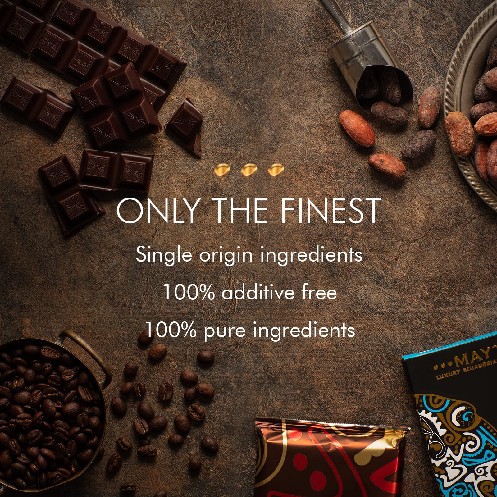 Mayta Gourmet Dark Chocolate Bars 70% Cacao with Exotic Fruits & Basil - Premium Ecuadorian Fine Aroma Cocoa - 12 Pack (600g) - Perfect for Gifts, Dessert Pairing & Gourmet Snacking