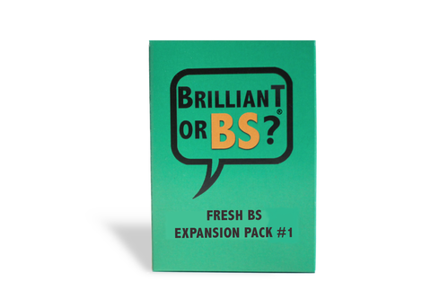 Brilliant or BS? Fresh BS Expansion Pack #1 - Fun Party Game for Adults & Friends - Perfect for Game Nights, Gatherings & Social Events