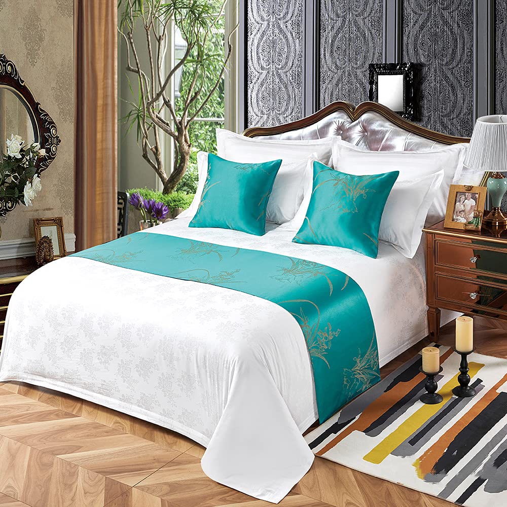 QFWMCW Soft Quilted Bed Runner - Luxury Foot of Bed Cover for Queen, King, Double & Single Size Beds | Perfect for Hotels, Bedrooms & Home Decor