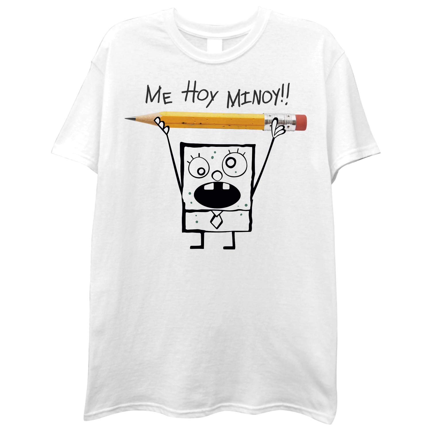 SpongeBob SquarePants Men's Graphic T-Shirt - Classic Cartoon Tee with SpongeBob, Patrick & Krusty Krab Design | Casual Wear, Cosplay & Gift for Fans