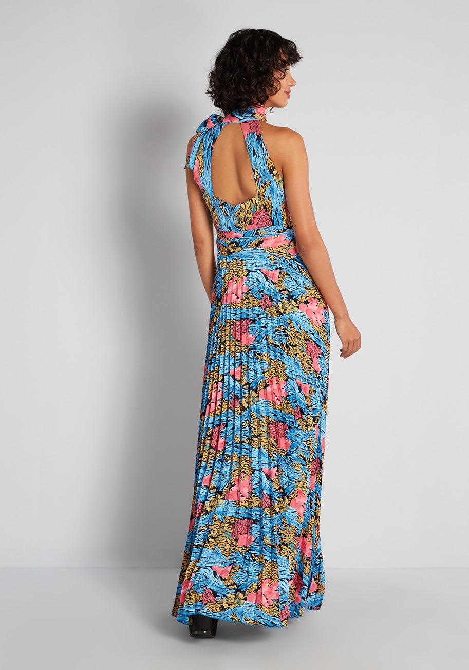 Brighter Than the Sun Maxi Dress - Flowy Summer Beach Dress for Women | Perfect for Vacations, Weddings & Outdoor Parties