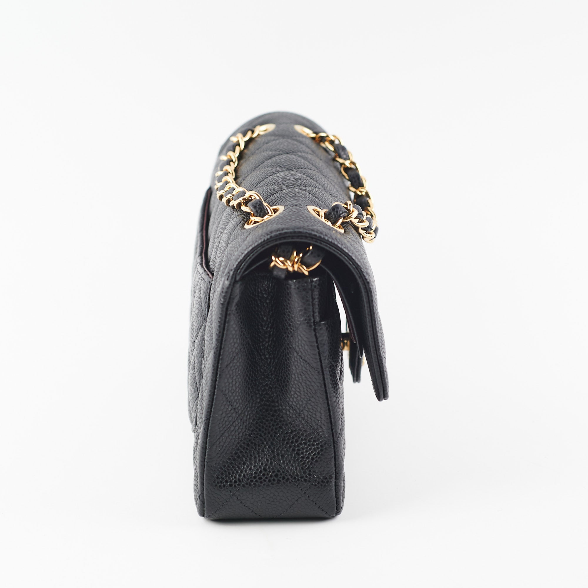 Chanel Small Classic Double Flap Bag in Black Caviar Leather - Luxury Handbag for Women, Perfect for Parties, Work & Everyday Use