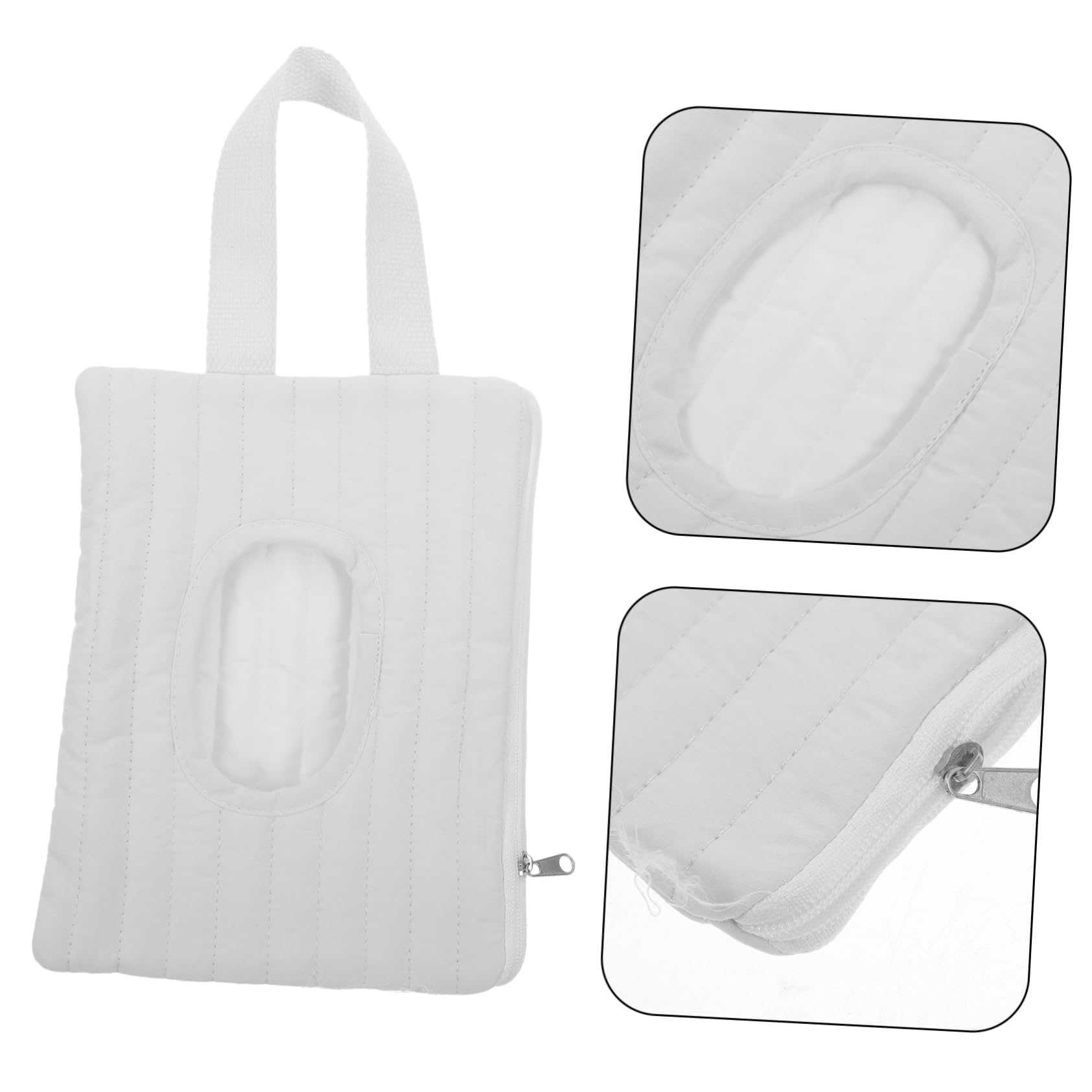 SECFOU Car Tissue Dispenser Box - Backseat Napkin Holder for Automotive, Easy Access Tissue Box Organizer for Cars, SUVs, and Trucks