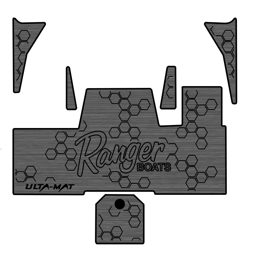 Hennessey Outdoors Ulta Mat for 2022-2025 Ranger 520R Boat - Non-Slip Cockpit Flooring Kit for Fishing & Boating Comfort