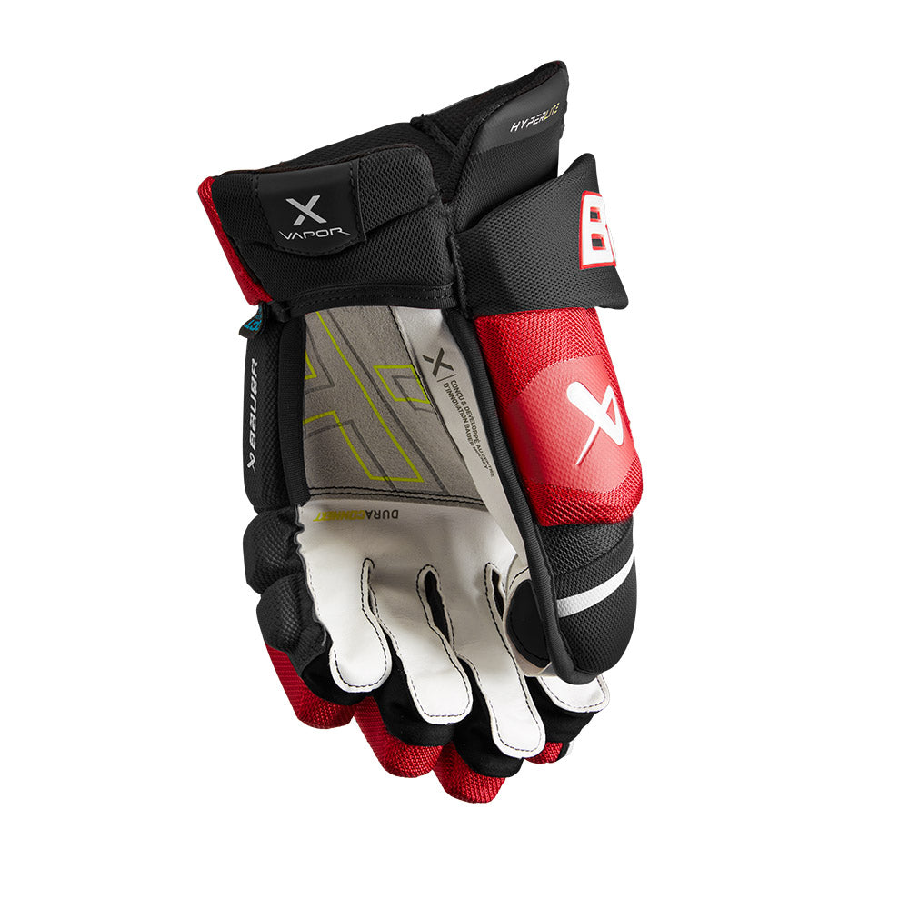 Bauer Vapor HyperLite Intermediate Ice Hockey Gloves - Lightweight Protective Gear for Youth & Adult Players - Perfect for Practice, Games & Training Sessions