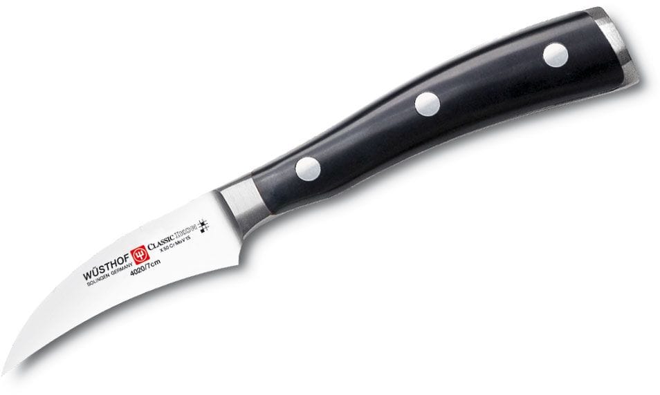 Wusthof Classic Ikon 2.75 Inch Peeling Knife - Premium German Stainless Steel Fruit & Vegetable Peeler for Professional Chefs & Home Cooking