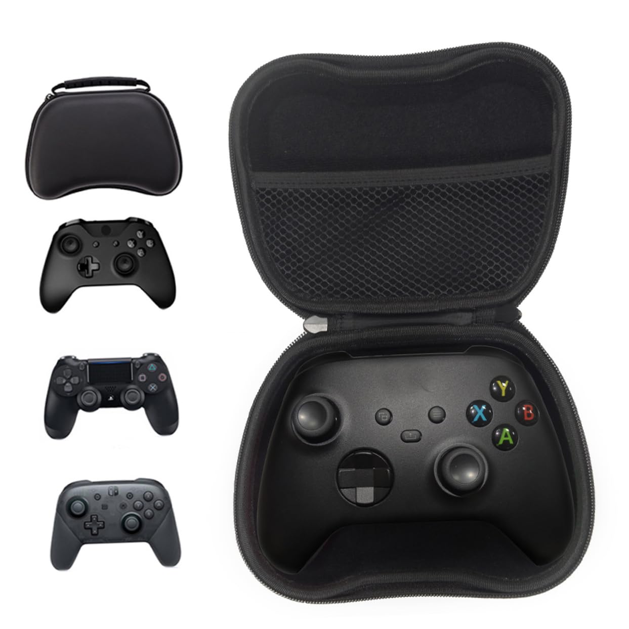 GAROZATION Hard Travel Case for Nintendo Switch Pro Controller - Portable Protective Storage Bag for Gaming Controllers | Durable Carrying Case for Travel, Home & Outdoor Use