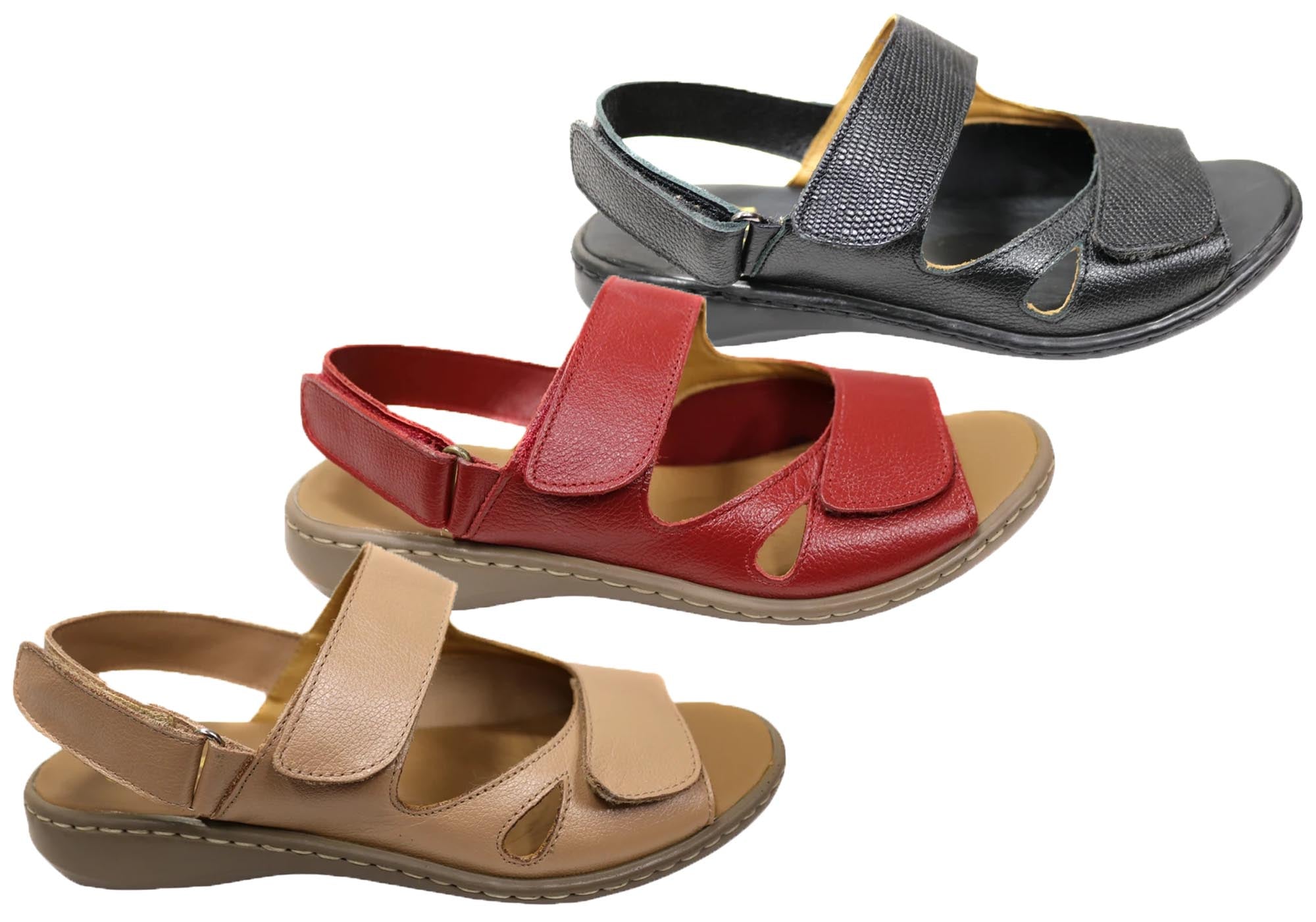 Comfortable Adjustable Leather Brazilian Sandals for Women - Opananken Eva - Perfect for Beach, Vacation & Summer Outfits