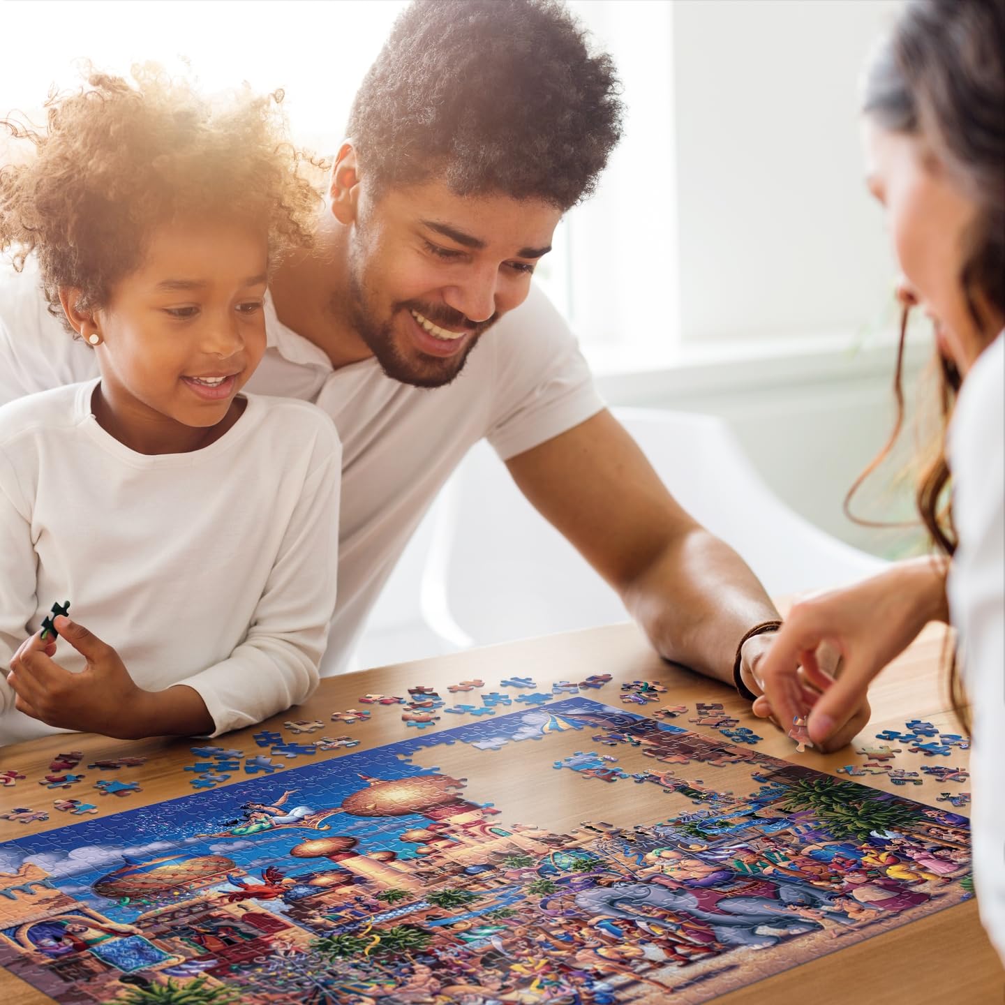 Disney Dowdle 500-Piece Jigsaw Puzzle for Adults - Aladdin's Agrabah Celebration | Perfect for Family Game Nights & Disney Collectors