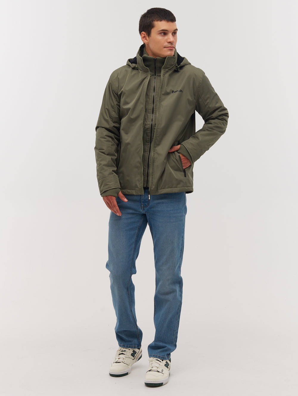 Hawn Double Faced Ripstop Hooded Jacket - Lightweight Waterproof Windbreaker for Outdoor Hiking & Urban Commuting