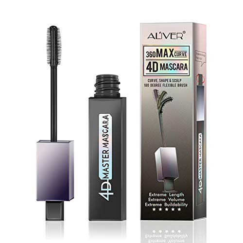 4D Silk Fiber Lash Mascara - Waterproof Volumizing Mascara for Longer, Thicker Eyelashes | Smudge-Proof, Long-Lasting & Natural Ingredients | Perfect for Daily Wear, Night Out & Special Occasions (1Pc 4D Fiber)