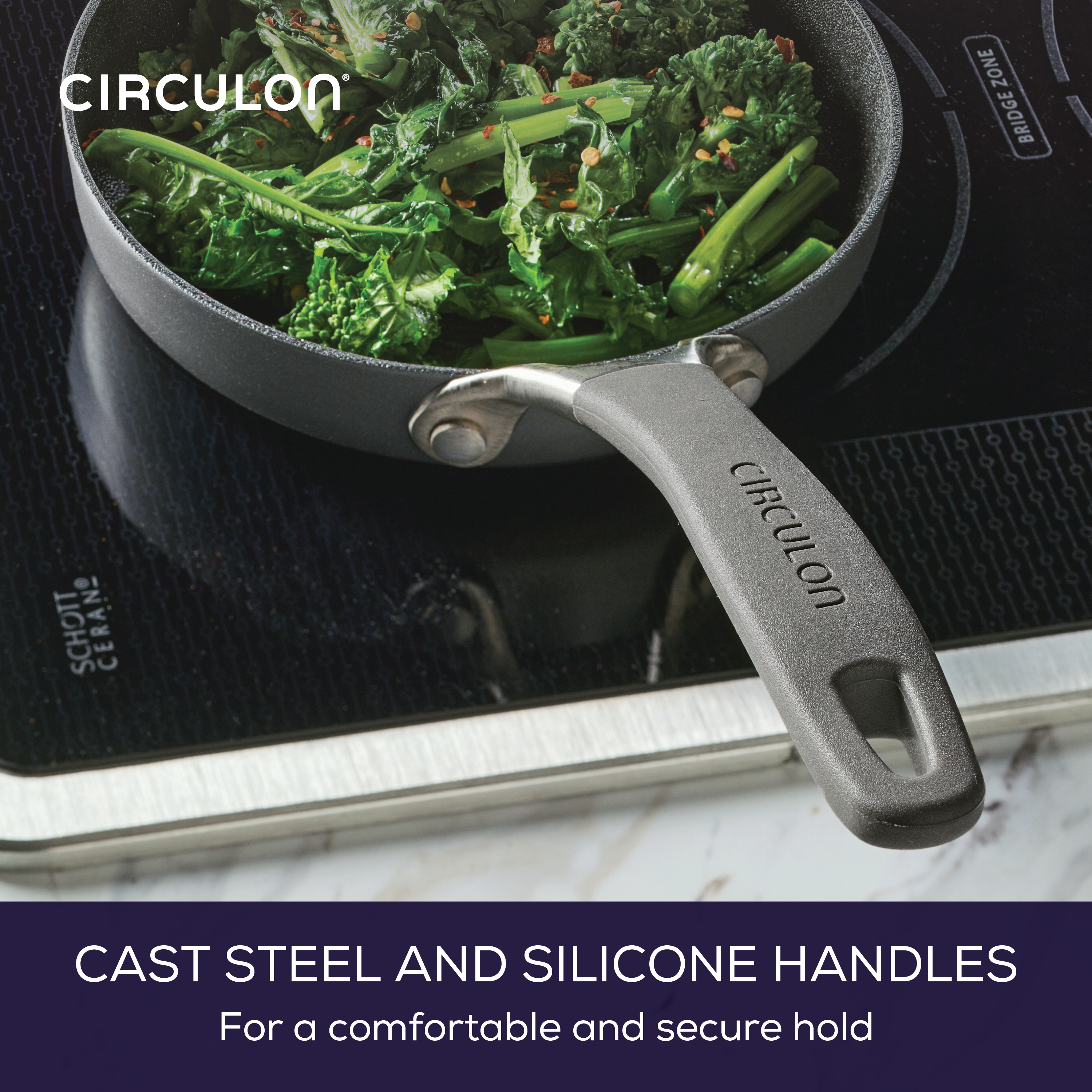 6.25 Inch Open Skillet - Non-Stick Cast Iron Frying Pan for Perfect Searing & Browning - Ideal for Stovetop, Oven & Camping Cooking