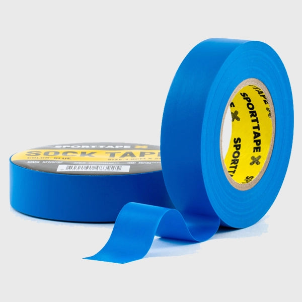 SportTape 1.9cm x 20m Athletic Sock Tape - Royal Blue - Perfect for Running, Soccer & Sports Injury Prevention