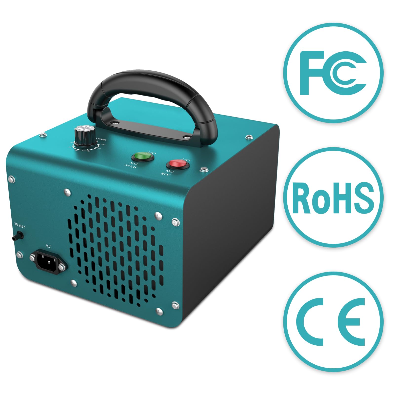AOBOCO 28,000mg/h High Capacity Ozone Generator with Air & Water Purification - Industrial & Home Use for Car Detailing, House Cleaning, Pet Odor Removal, and Water Treatment (Ideal for Hotels, Gyms, and Office Spaces)
