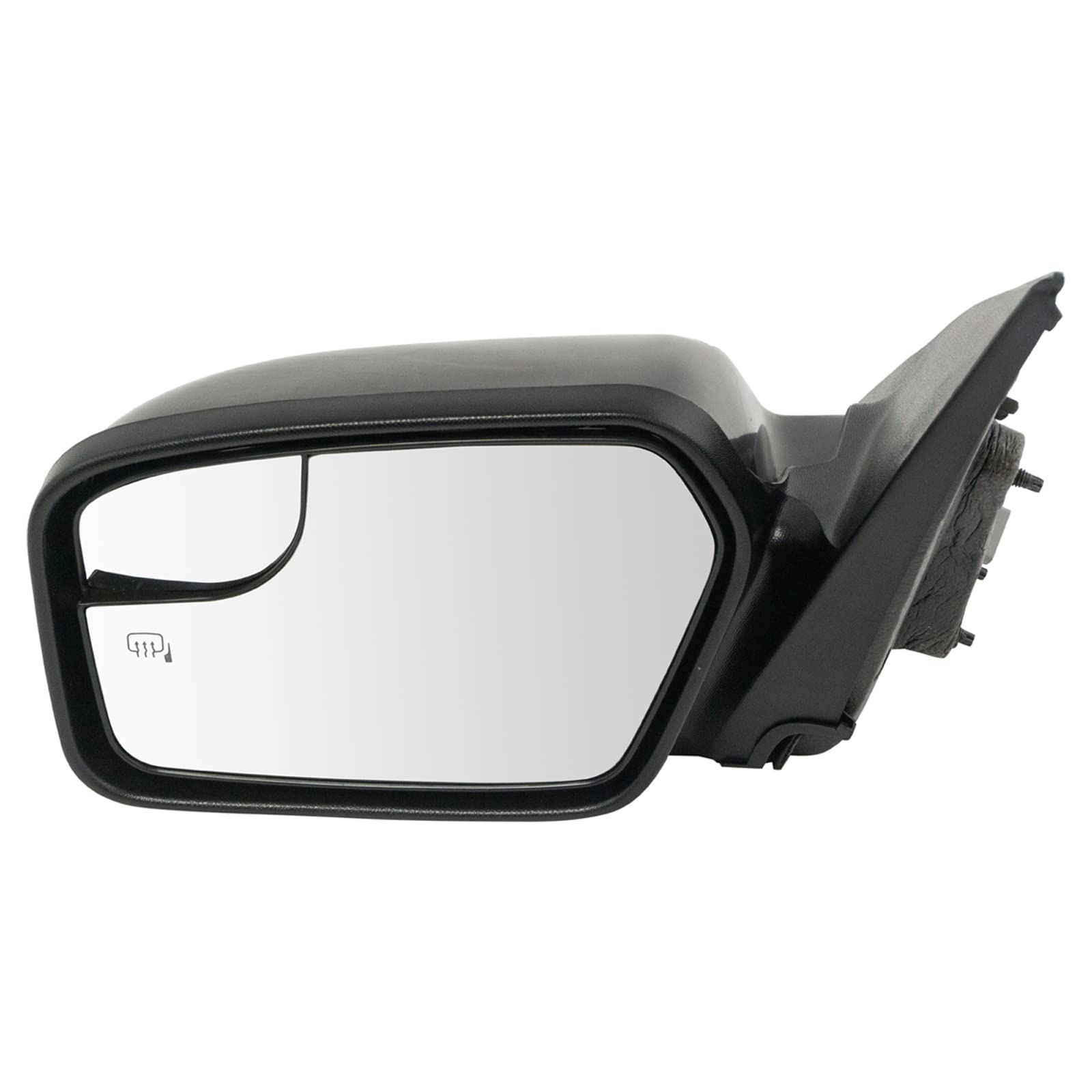 Heated Power Side Mirror Set with Puddle Light - Compatible with 2011-2012 Ford Fusion & Mercury Milan (Driver & Passenger Side) - FO1320423 FO1320424 FO1321423 FO1321424 - Perfect for Night Driving and Winter Weather Conditions