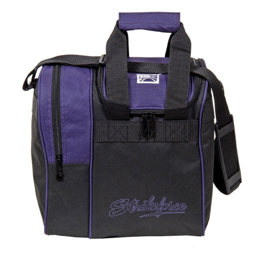 KR Strikeforce Rook Single Purple Bowling Ball Tote Bag - Durable Bowling Accessory for Men & Women - Perfect for League Play & Practice Sessions