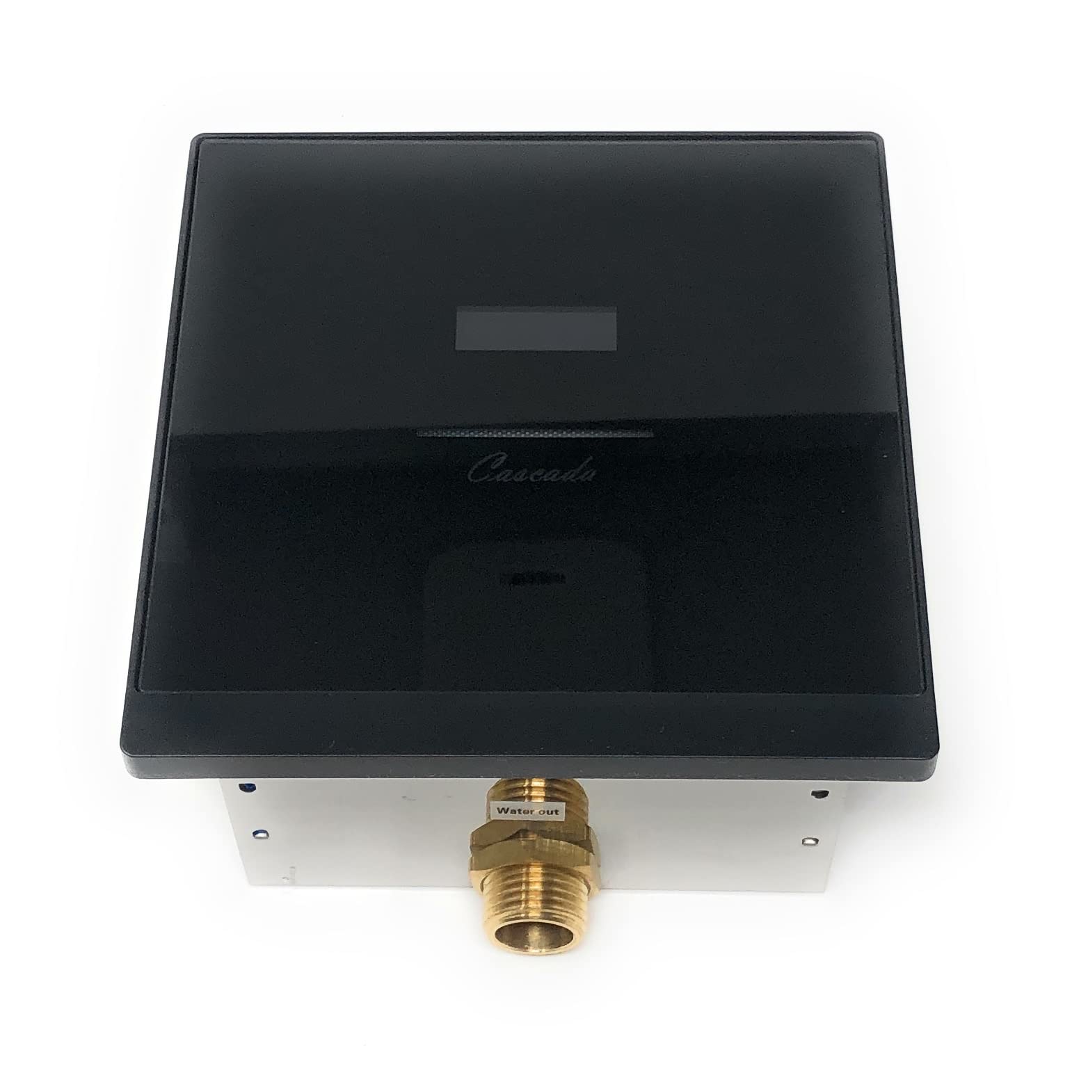 Cascada Concealed Sensor Urinal Flush Valve - Automatic Touchless Glass Toilet Flusher for Commercial Restrooms & Public Washrooms