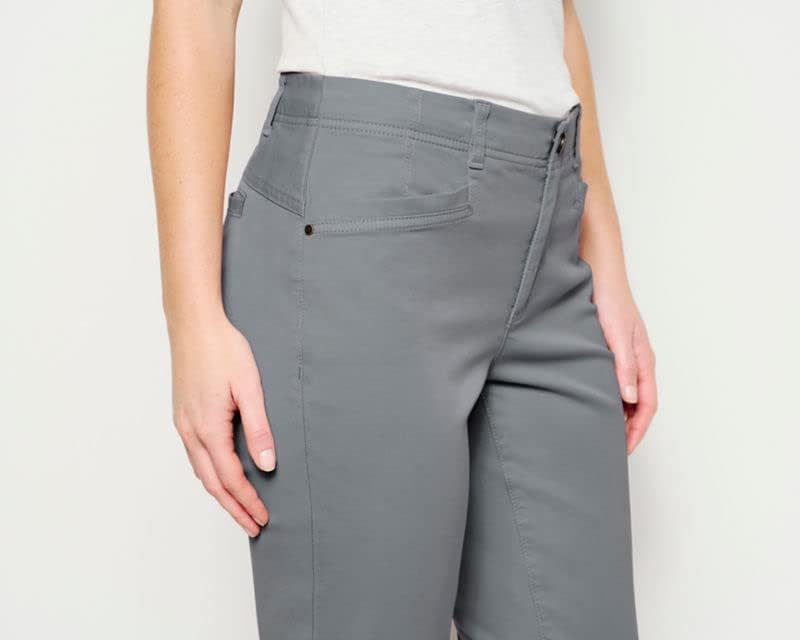 Orvis Women's Everyday Chino Pants - Natural Fit Straight-Leg Ankle-Length for Casual Wear & Office Outfits | Comfortable Stretch Fabric for Work, Travel & Daily Activities
