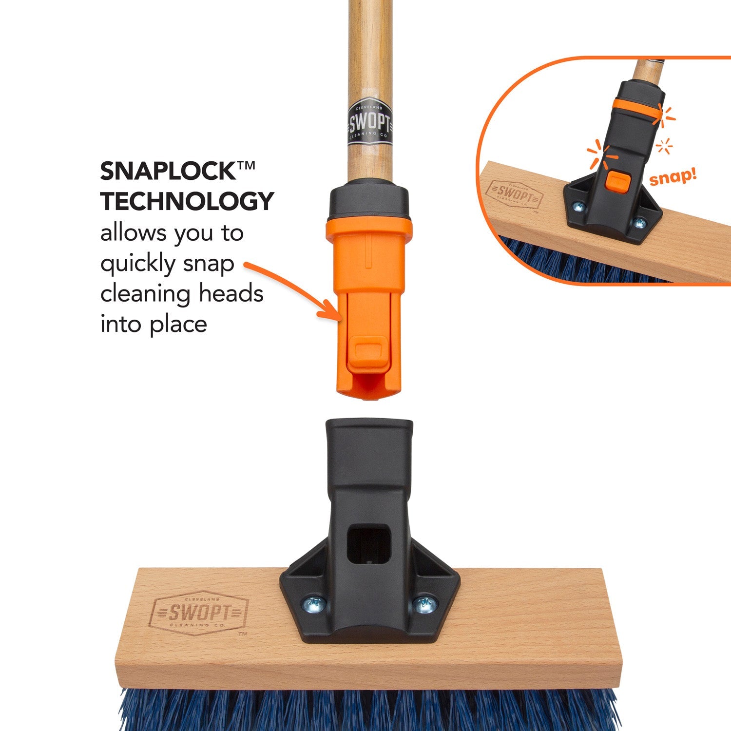 10-Inch Premium Multi-Surface Scrub Brush Head - Heavy Duty Cleaning for Kitchen, Bathroom, Tile & Grout - Dishwasher Safe Scouring Brush for Tough Stains