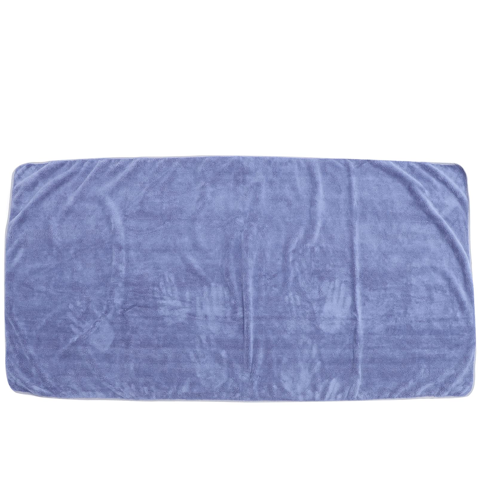 LUOZZY Coral Fleece Bath Towel - Ultra Soft & Skin-Friendly Swimming Towel | Quick Dry & Portable for Beach, Pool, Gym & Travel | Blue