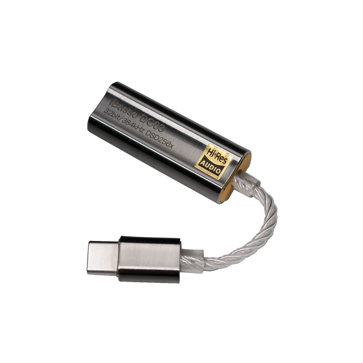 iBasso DC03 Portable USB DAC Headphone Amplifier - HiFi Audio Adapter for Smartphones, Laptops & PCs - Perfect for Music Streaming, Gaming & Studio Monitoring