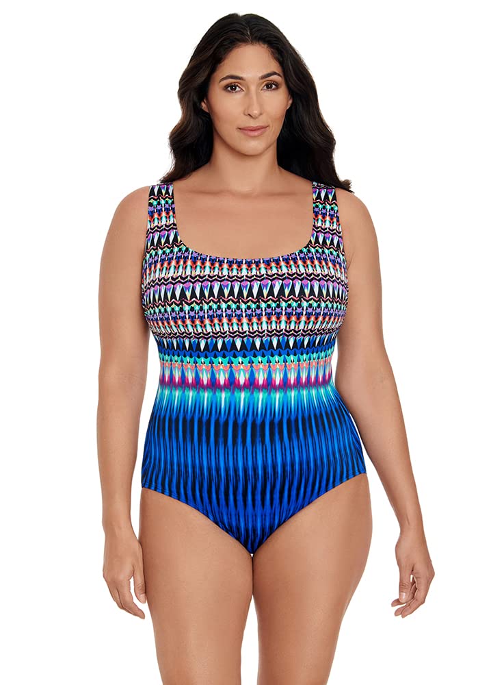 Longitude Women's High Energy Triple X-Back One Piece Swimsuit - Sexy Athletic Swimwear for Lap Swimming, Water Aerobics & Beach Vacations
