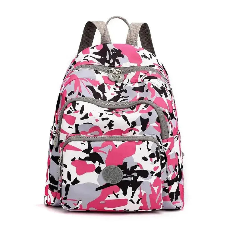 Stylish Waterproof Women's College Backpack for School, Travel & Outdoor Adventures - Lightweight Laptop Bag with USB Charging Port