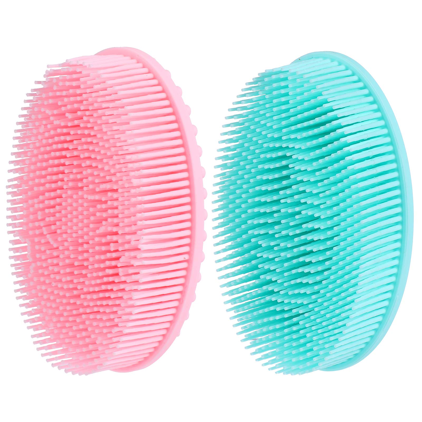 2 Pack Silicone Bath Brushes - Exfoliating Body Scrubbers for Deep Cleansing, Soft Massage & Skin Care - Premium Bath Accessories for Shower, Spa & Relaxation at Home