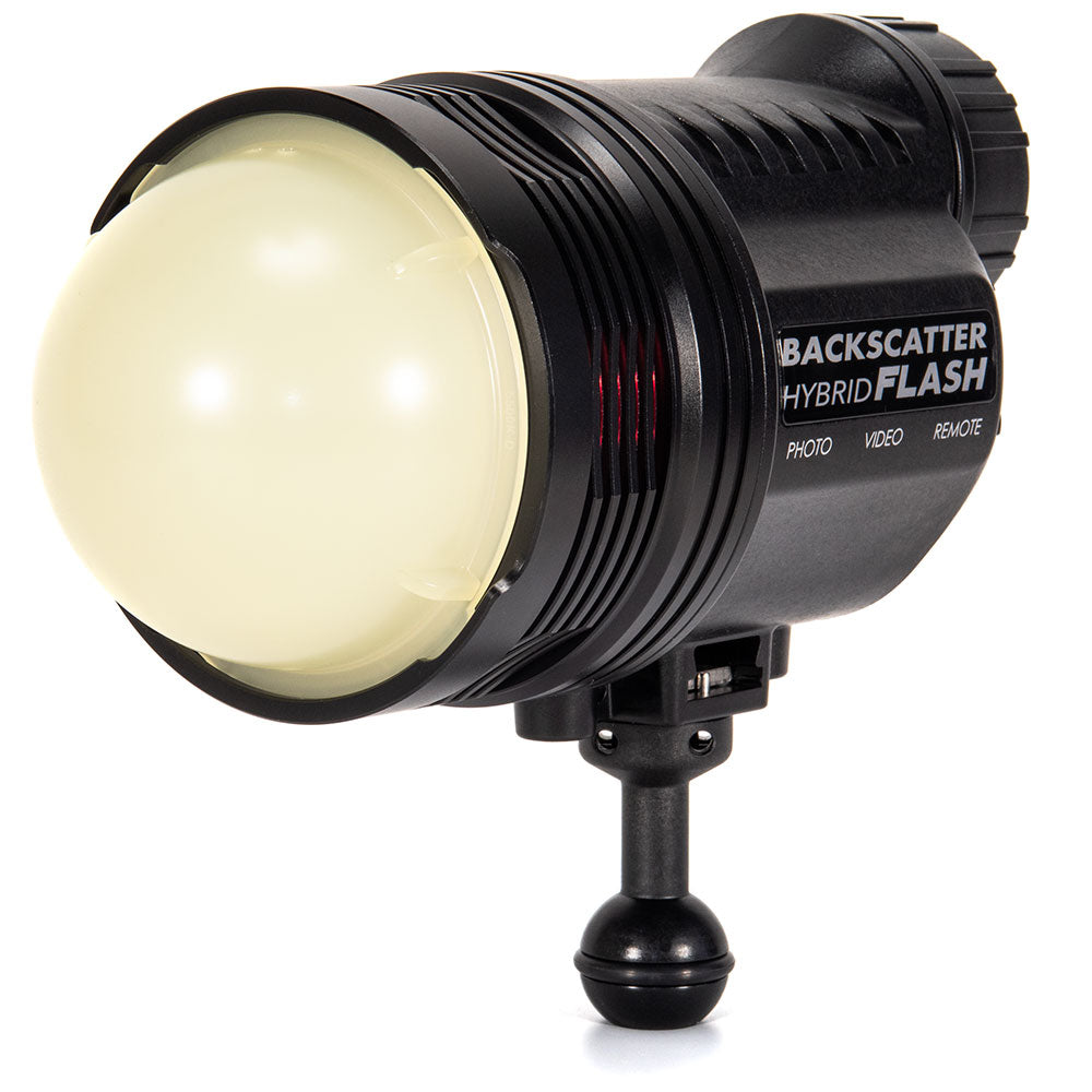 Backscatter HF 1 5500K Underwater Photography Dome Diffuser - Perfect for Scuba Diving, Marine Videography & Professional Underwater Lighting