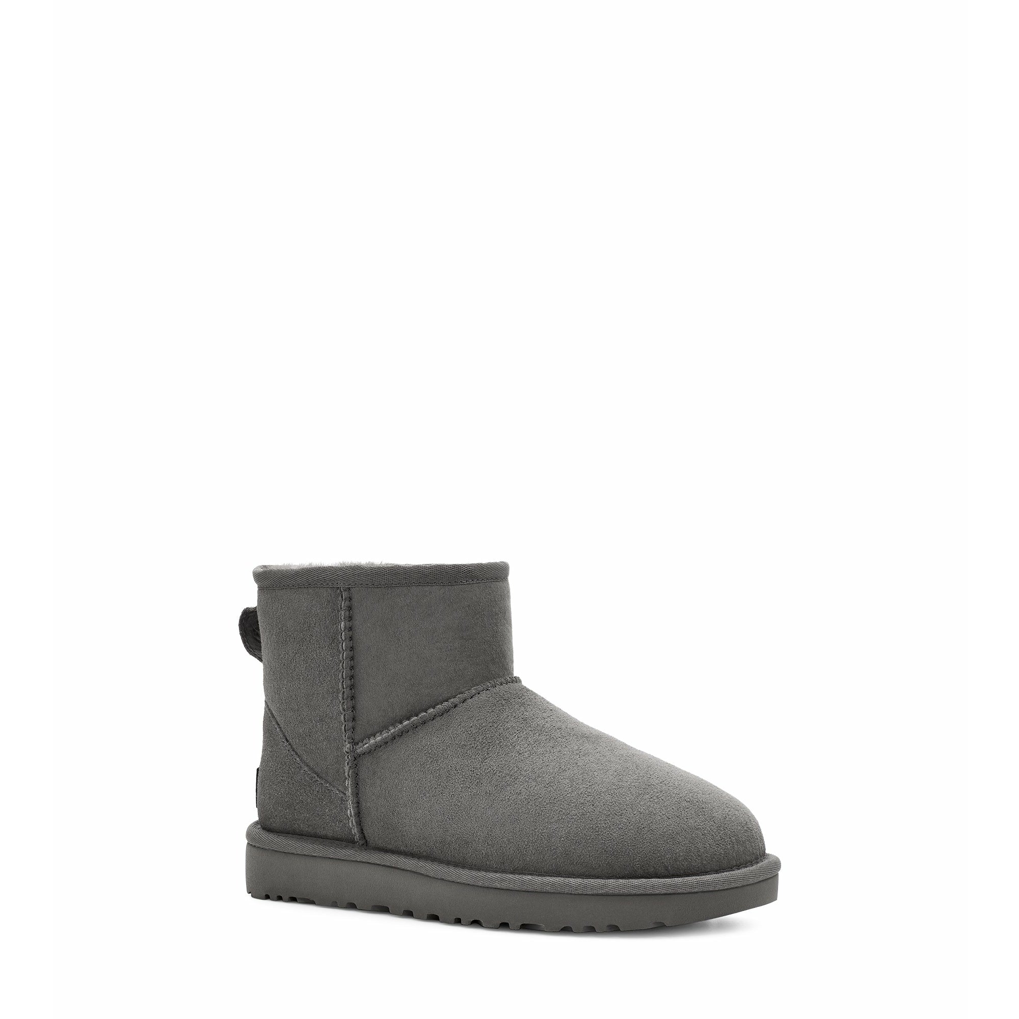 UGG Women's Classic Mini II Boots - Genuine Sheepskin Winter Boots in Grey for Women | Cozy & Warm Casual Shoes for Snow, Travel & Everyday Wear