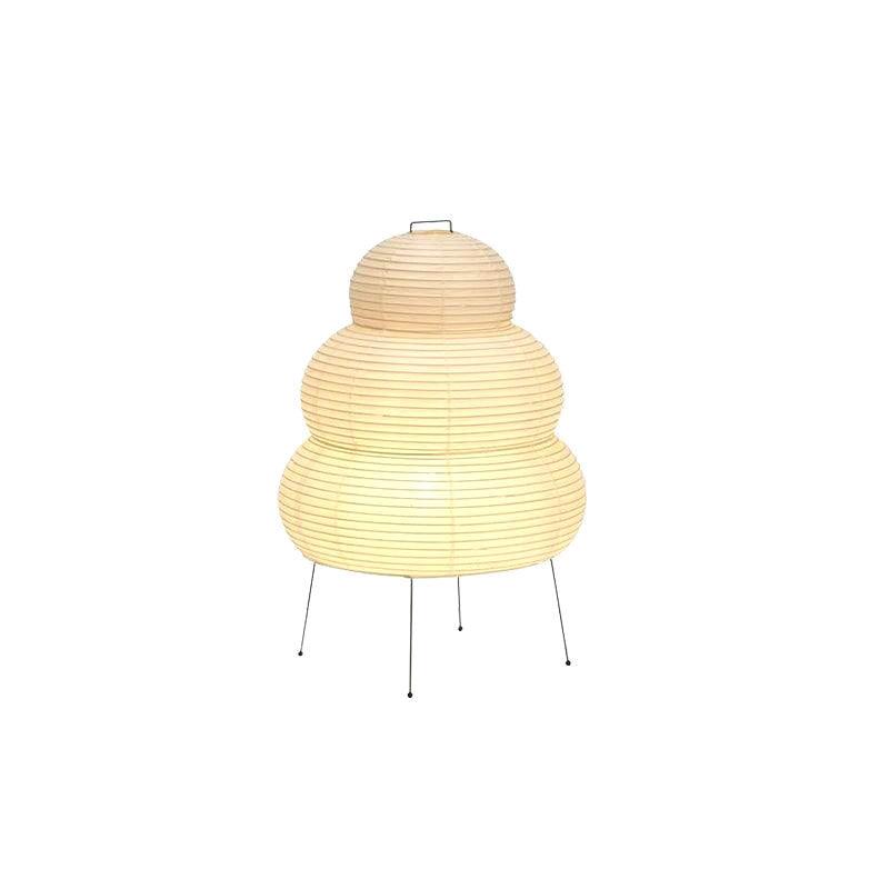 Akari Paper Table Lamp - Handmade Japanese Shoji Style Lighting for Bedroom, Living Room & Office - Warm Ambient Light for Relaxation & Decor
