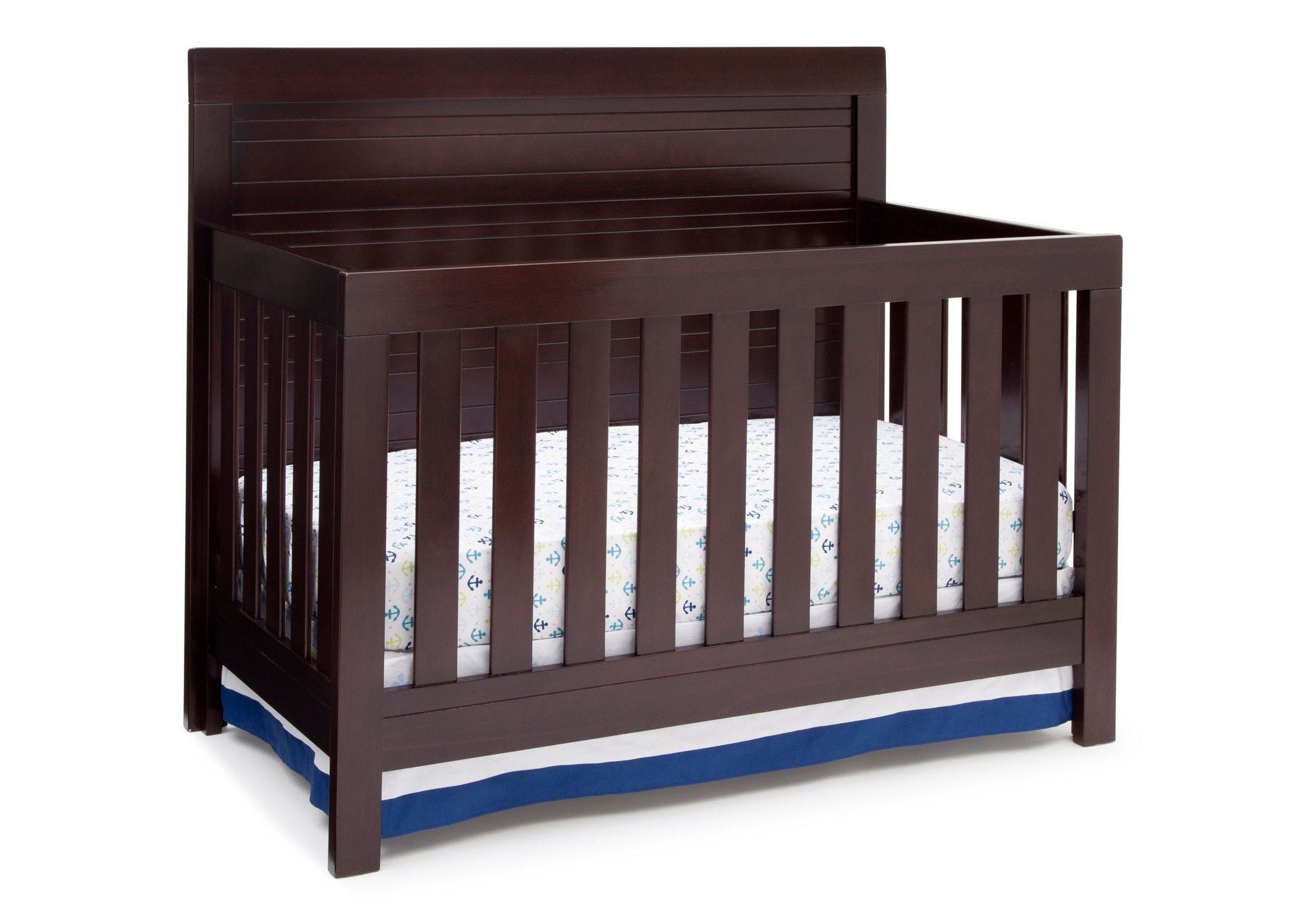 Rowen 4-in-1 Convertible Baby Crib - Toddler Bed, Daybed & Full-Size Bed - Safe Nursery Furniture for Newborns to Teens - Perfect for Bedrooms, Daycare & Guest Rooms